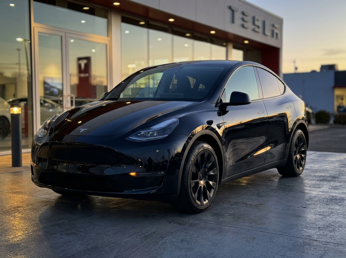 2024 Tesla Model Y in black